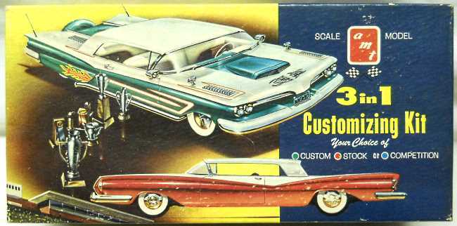 AMT 1/25 1959 Edsel Corsair 2 Door Hardtop 3 in 1 Customizing Kit, 2HTK-139 plastic model kit